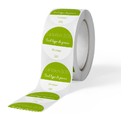 autocollant papier ecologique