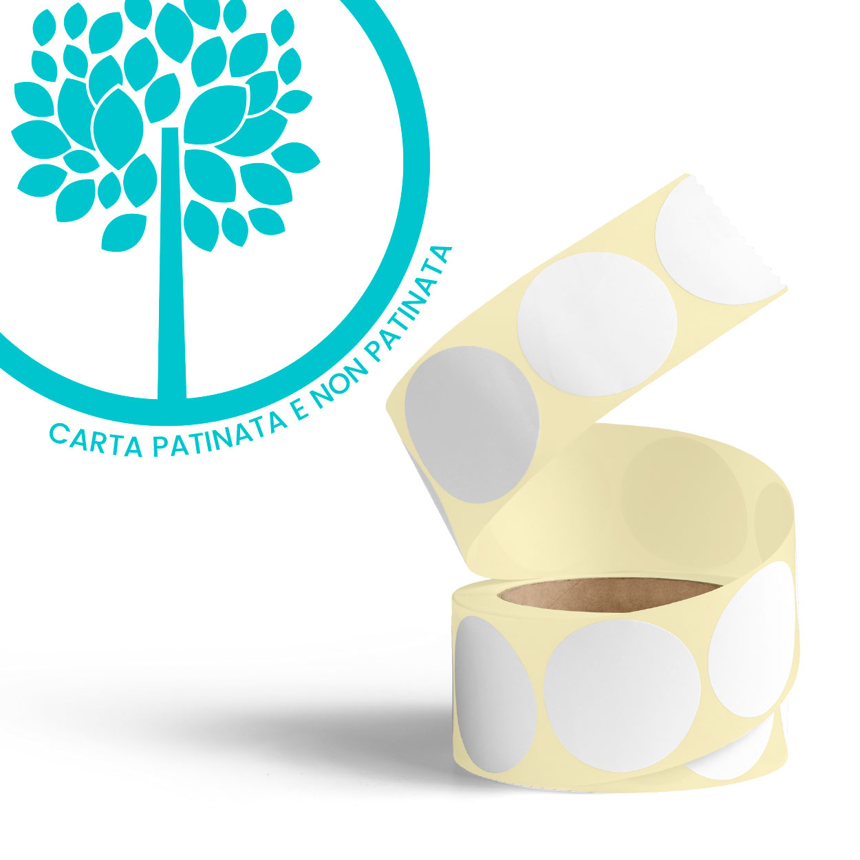 pagina papel estucado permanente