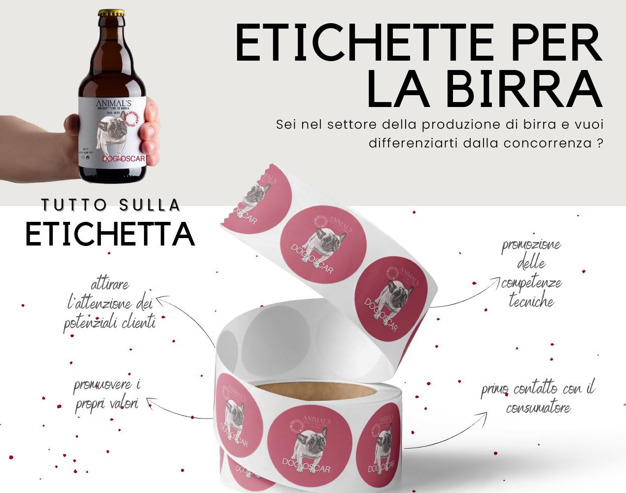 Etichette birra | Adesivi settore birrario