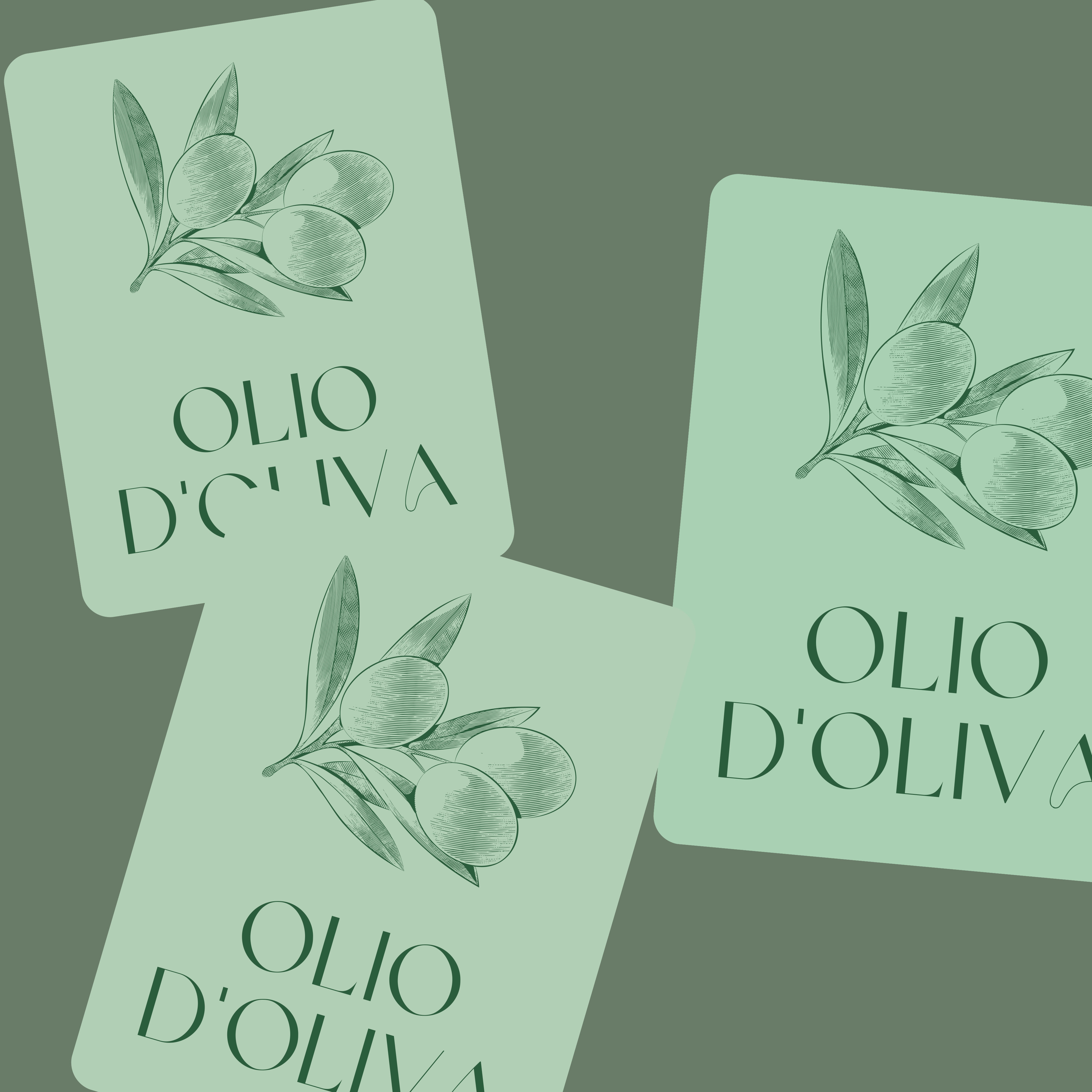 etichette olio d'oliva