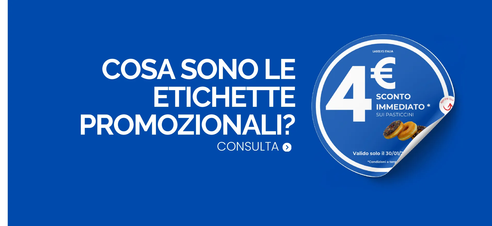 etichette promozionali